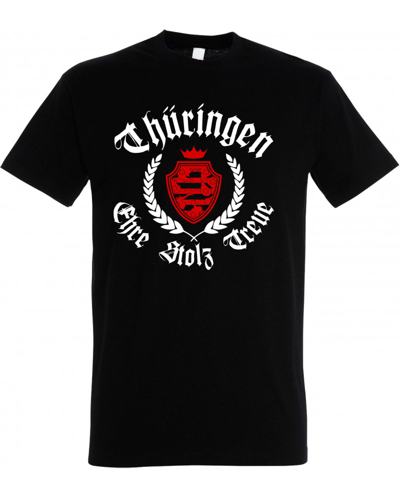 Herren T-Shirt (Thüringen, ehre stolz treue)