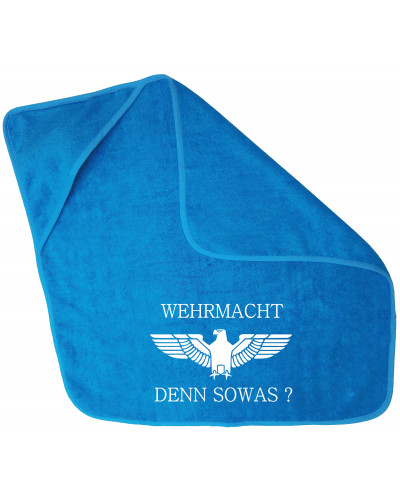 Besticktes Baby Handtuch 75x75cm (Wehrmacht denn sowas)