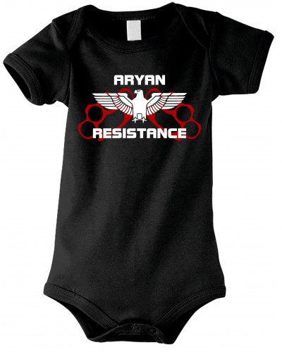 Baby Kurzarm Body (Aryan Resistance)