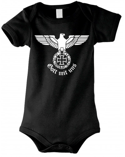Baby Kurzarm Body (Gott mit uns)
