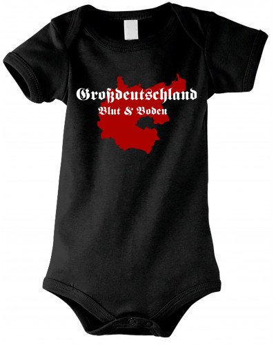 Baby Kurzarm Body (Großdeutschland Blut&Boden)