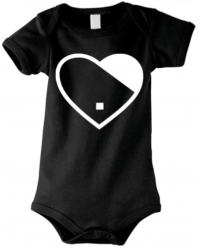 Baby Kurzarm Body (Herz)