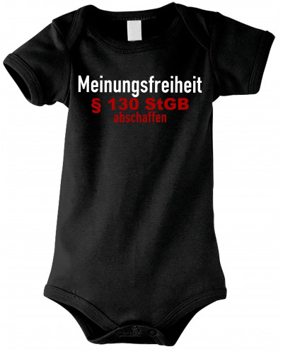 Baby Kurzarm Body (Meinungsfreiheit)