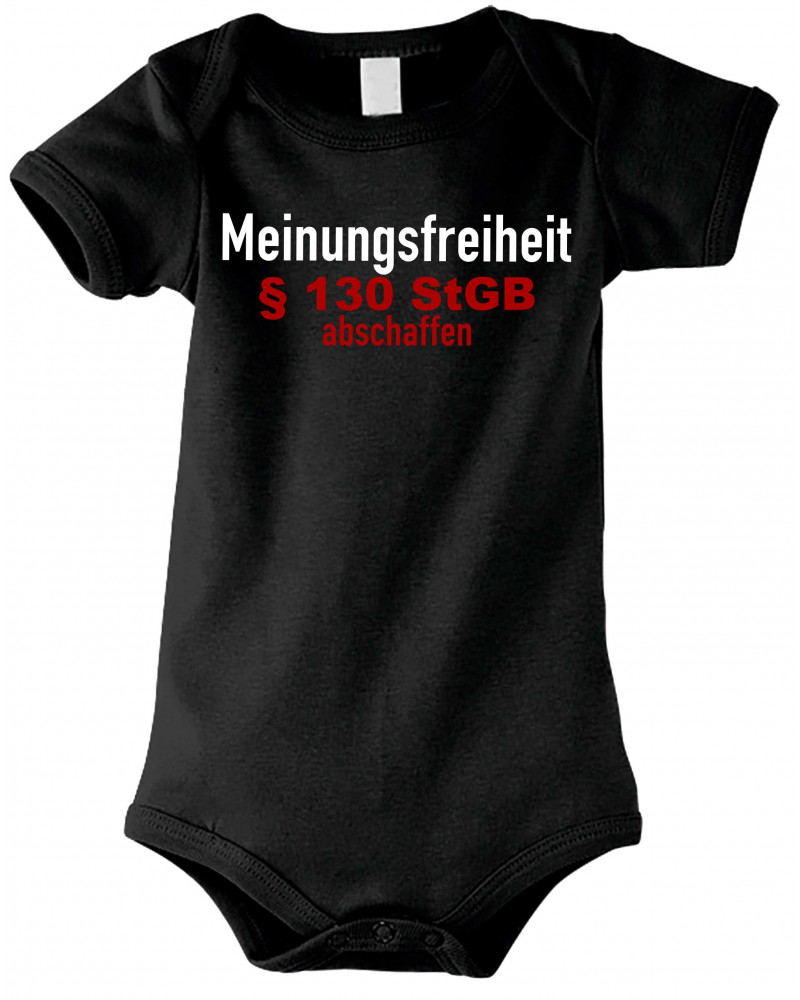 Baby Kurzarm Body (Meinungsfreiheit)
