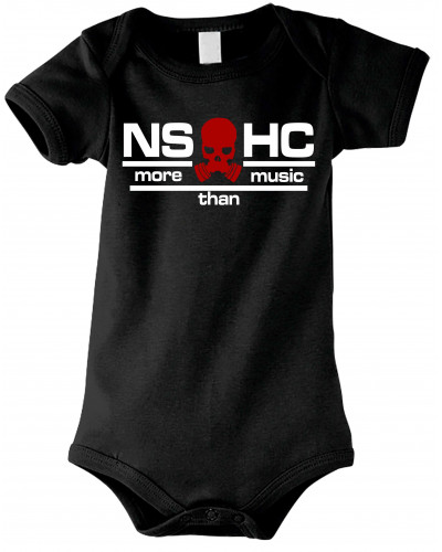 Baby Kurzarm Body (NS HC, more than music)