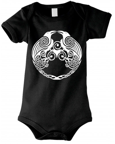 Baby Kurzarm Body (Raben)