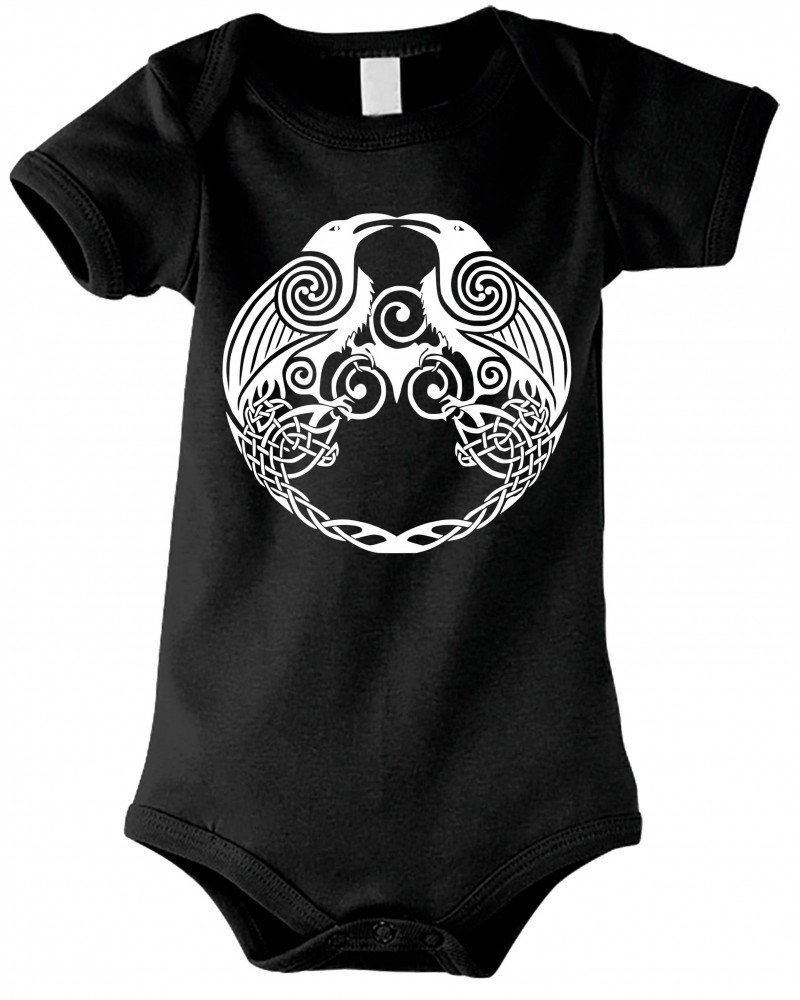 Baby Kurzarm Body (Raben)