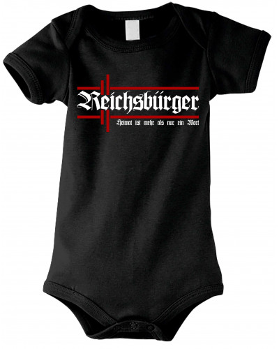 Baby Kurzarm Body (Reichsbürger, Heimat)
