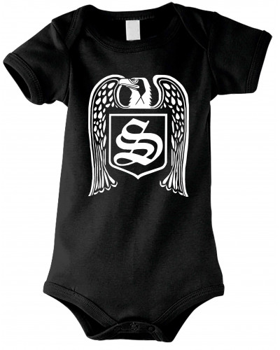 Baby Kurzarm Body (Skrewdriver, Adler)