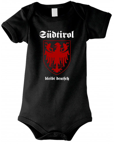 Baby Kurzarm Body (Südtirol bleibt deutsch)