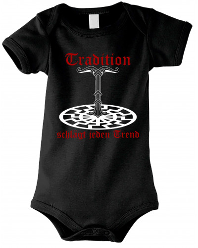 Baby Kurzarm Body (Tradition schlägt jeden Trend)