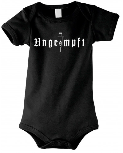 Baby Kurzarm Body (Ungeimpft, Einfarbig)