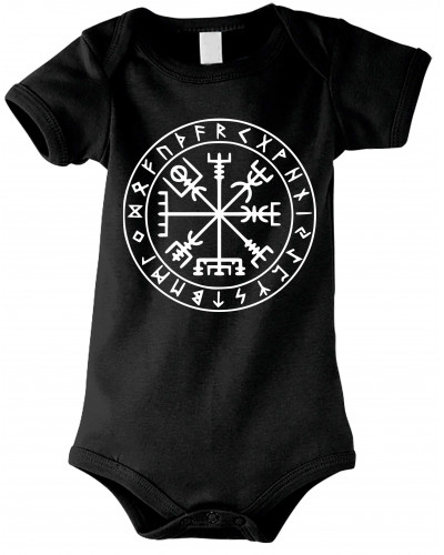 Baby Kurzarm Body (Vegvisir)