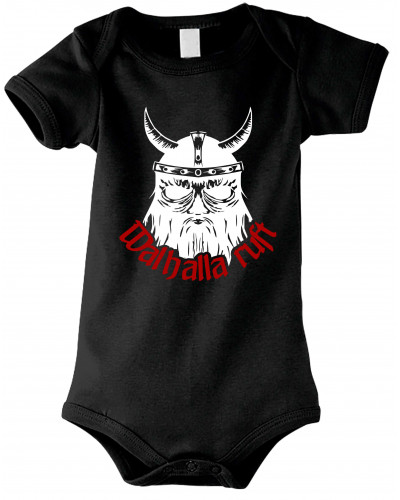 Baby Kurzarm Body (Walhalla ruft)