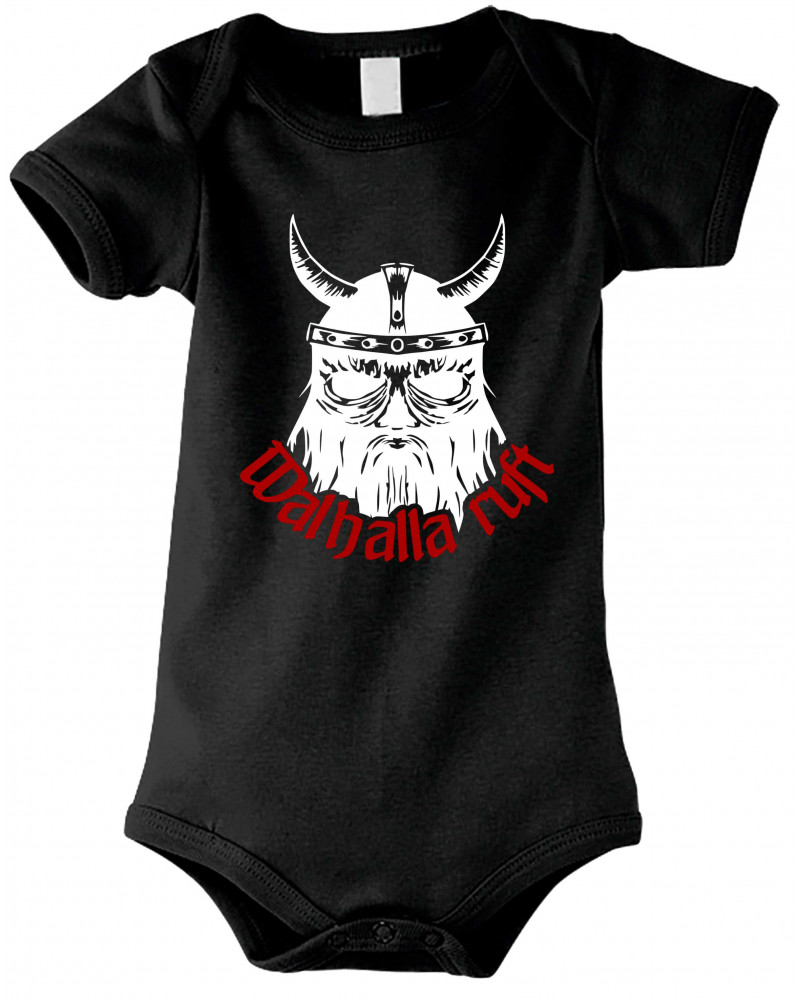 Baby Kurzarm Body (Walhalla ruft)