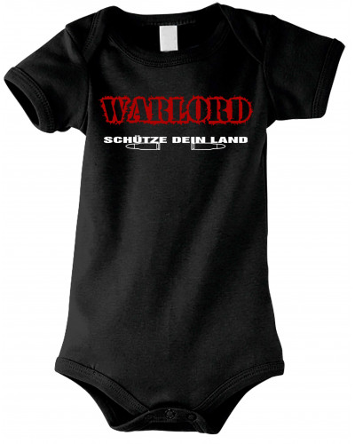 Baby Kurzarm Body (Warlord, schütze dein Land)