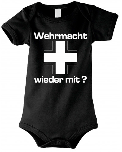 Baby Kurzarm Body (Wehrmacht wieder mit)