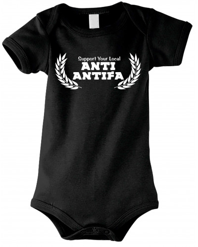 Baby Kurzarm Body (Anti-Antifa)