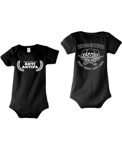 Baby Kurzarm Body (Anti-Antifa)