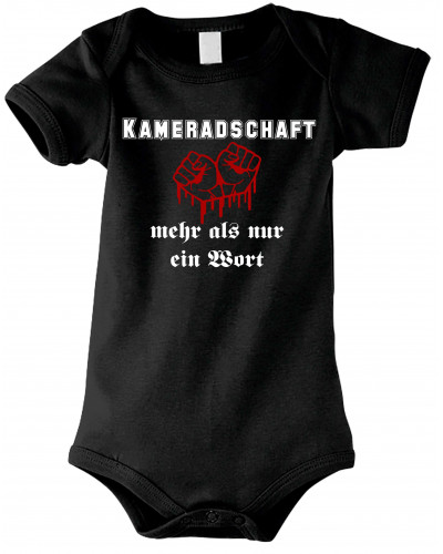 Baby Kurzarm Body (Kameradschaft mehr als nur ein Wort)