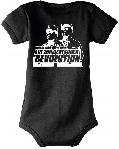 Baby Kurzarm Body (Komm zur Revolution)