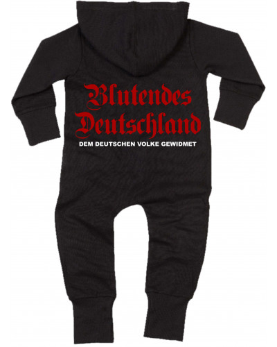 Bestickter Baby Strampler (Blutendes Deutschland)