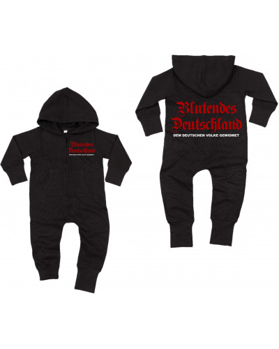 Bestickter Baby Strampler (Blutendes Deutschland)