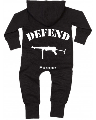 Bestickter Baby Strampler (Defend Europe)