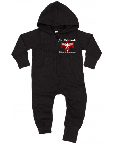 Bestickter Baby Strampler (Die Wehrmacht, Helden für Deutschland)