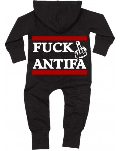 Bestickter Baby Strampler (Fuck Antifa)