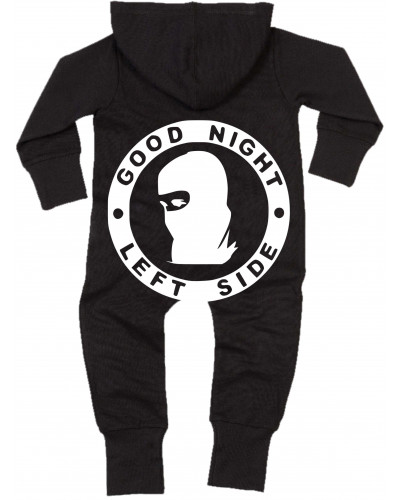 Bestickter Baby Strampler (Good night left side)