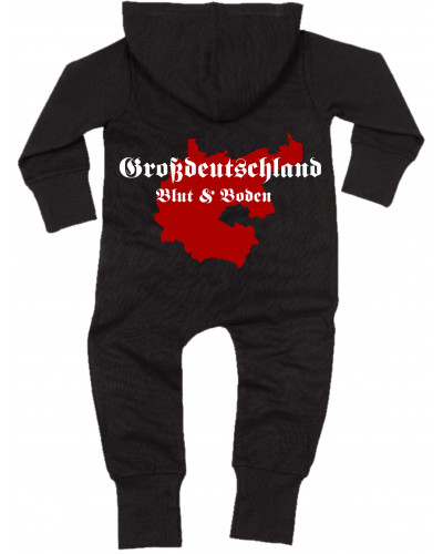 Bestickter Baby Strampler (Großdeutschland Blut&Boden)
