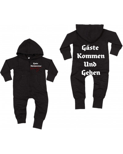 Bestickter Baby Strampler (Gute Heimreise)
