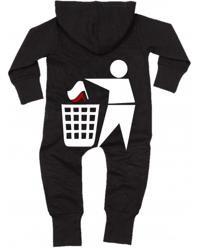 Bestickter Baby Strampler (Keinen Bock auf Zecken)