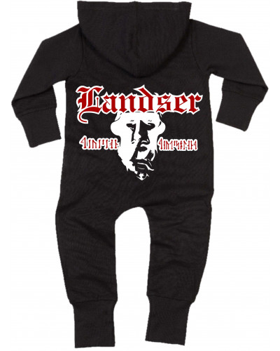 Bestickter Baby Strampler (Landser, Soldat)