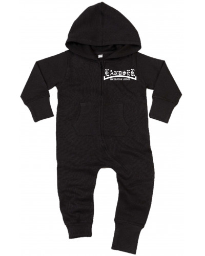 Bestickter Baby Strampler (Landser, weiß)