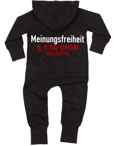 Bestickter Baby Strampler (Meinungsfreiheit)