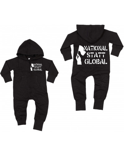 Bestickter Baby Strampler (National statt global)