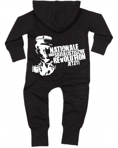 Bestickter Baby Strampler (Nationale und sozialistische Revolution jetzt)