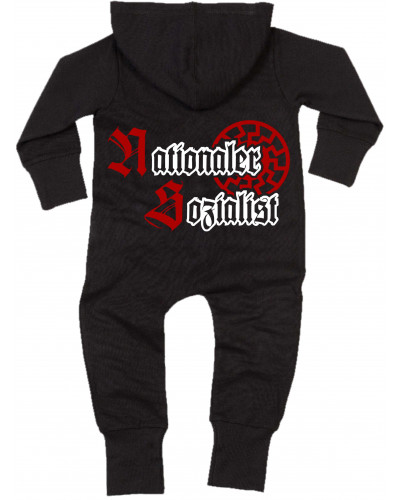 Bestickter Baby Strampler (Nationaler Sozialist)