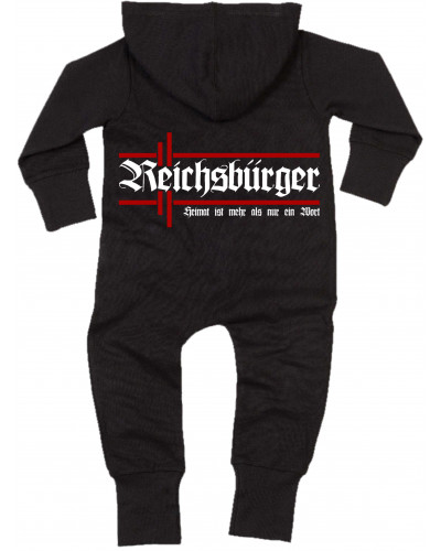 Bestickter Baby Strampler (Reichsbürger, Heimat)