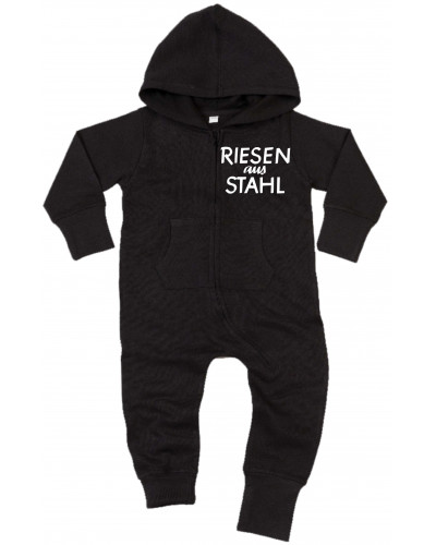 Bestickter Baby Strampler (Riesen aus Stahl)