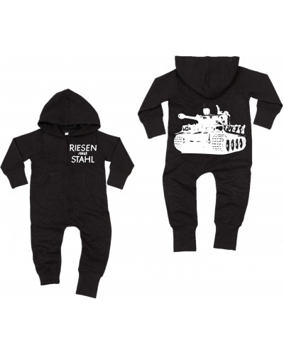 Bestickter Baby Strampler (Riesen aus Stahl)