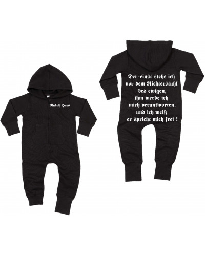 Bestickter Baby Strampler (Rudolf Hess)