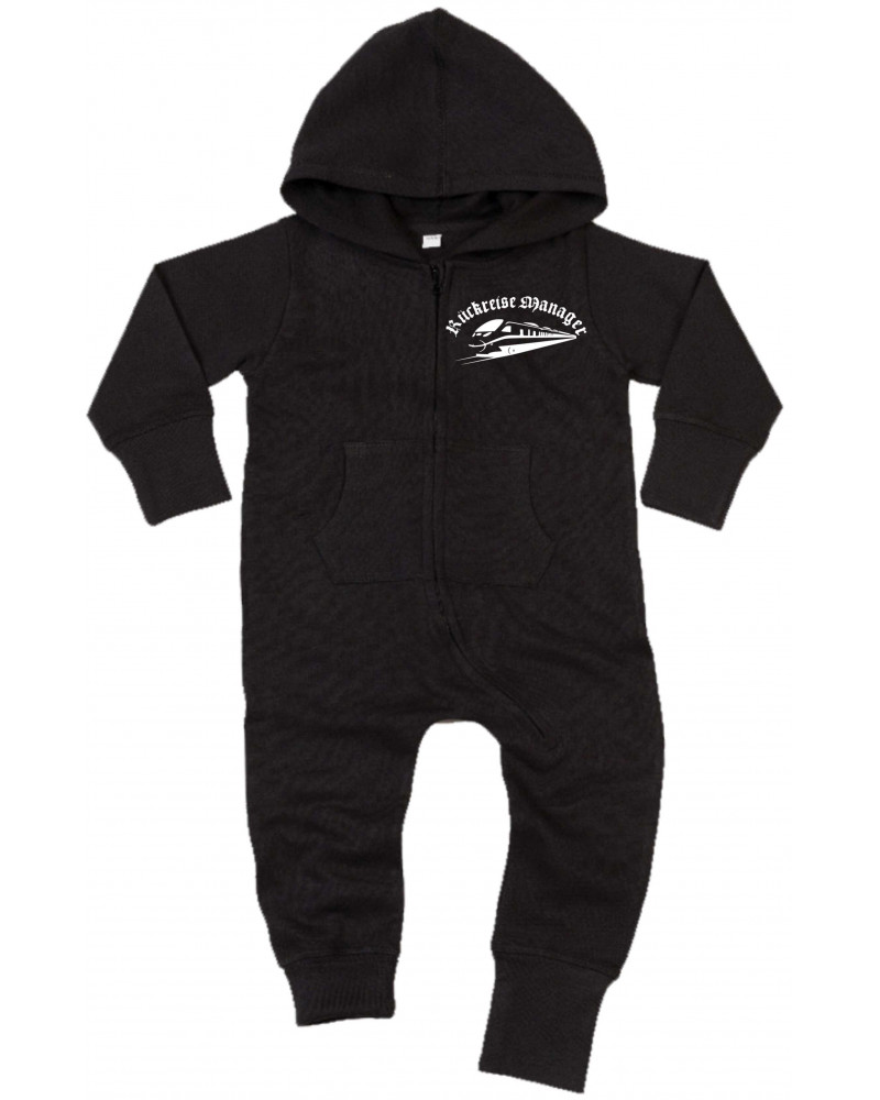 Bestickter Baby Strampler (Rückreisemanager)