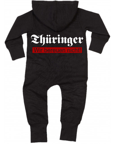 Bestickter Baby Strampler (Thüringer, wir bereuen nicht)