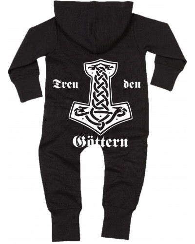 Bestickter Baby Strampler (Treu den Göttern)