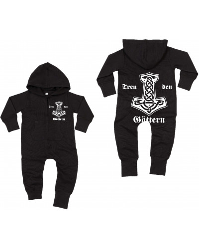 Bestickter Baby Strampler (Treu den Göttern)