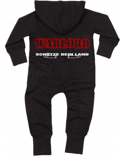 Bestickter Baby Strampler (Warlord, schütze dein Land)