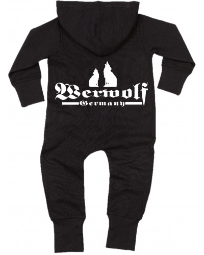 Bestickter Baby Strampler (Werwolf Germany mit Wolf)